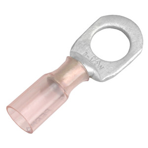 Pacer 8 AWG Heat Shrink Ring Terminal - 1/2" Stud Size - 25 Pack Pacer 8 AWG Heat Shrink Ring Terminal - 1/2" Stud Size - 25 Pack