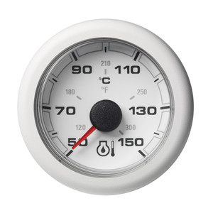 Veratron 52MM (2-1/16") OceanLink Engine Oil Temperature 150™C/300™F - White Dial & Bezel Veratron 52MM (2-1/16") OceanLink Engine Oil Temperature 150™C/300™F - White Dial & Bezel