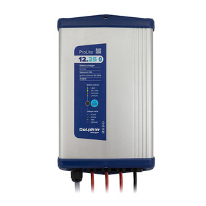 Dolphin Charger PROLITE Series Dolphin Battery Charger - 12V, 25A, 110/220VAC - 3 Outputs Dolphin Charger PROLITE Series Dolphin Battery Charger - 12V, 25A, 110/220VAC - 3 Outputs