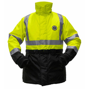 Mustang Classic Flotation Coat - Fluorescent Yellow/Green/Black - Small Mustang Classic Flotation Coat - Fluorescent Yellow/Green/Black - Small