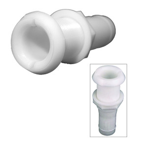 Perko 1-1/8" Thru-Hull Fitting f/Hose Narrow Flange - Plastic Perko 1-1/8" Thru-Hull Fitting f/Hose Narrow Flange - Plastic