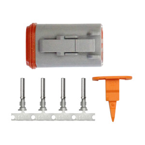 Pacer DT Deutsch Plug Repair Kit - 14-18 AWG (4 Position) Pacer DT Deutsch Plug Repair Kit - 14-18 AWG (4 Position)
