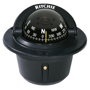 Ritchie F-50 Explorer Compass - Flush Mount - Black Ritchie F-50 Explorer Compass - Flush Mount - Black