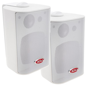 Boss Audio 4" MR4.3W Box Speakers - White - 200W Boss Audio 4" MR4.3W Box Speakers - White - 200W
