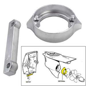 Tecnoseal Anode Kit w/Hardware - Volvo Duo-Prop 280 - Magnesium Tecnoseal Anode Kit w/Hardware - Volvo Duo-Prop 280 - Magnesium