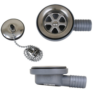 Scandvik Low Profile Drain Stopper - 1" Outlet Scandvik Low Profile Drain Stopper - 1" Outlet