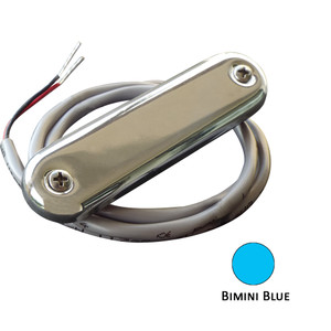Shadow-Caster Courtesy Light w/2' Lead Wire - 316 SS Cover - Bimini Blue - 4-Pack Shadow-Caster Courtesy Light w/2' Lead Wire - 316 SS Cover - Bimini Blue - 4-Pack