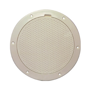 Beckson 6" Non-Skid Pry-Out Deck Plate - Beige Beckson 6" Non-Skid Pry-Out Deck Plate - Beige