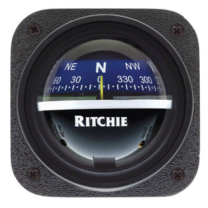 Ritchie V-537B Explorer Compass - Bulkhead Mount - Blue Dial Ritchie V-537B Explorer Compass - Bulkhead Mount - Blue Dial