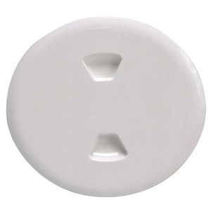 Beckson 5" Twist-Out Deck Plate - White Beckson 5" Twist-Out Deck Plate - White