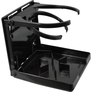 Attwood Fold-Up Drink Holder - Dual Ring - Black Attwood Fold-Up Drink Holder - Dual Ring - Black