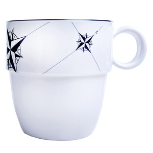 Marine Business Melamine Non-Slip Coffee Mug - NORTHWIND - Set of 6 Marine Business Melamine Non-Slip Coffee Mug - NORTHWIND - Set of 6