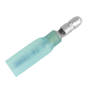 Pacer 16-14 AWG Heat Shrink Male Bullet Terminal - 100 Pack Pacer 16-14 AWG Heat Shrink Male Bullet Terminal - 100 Pack