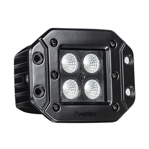 HEISE Blackout LED Cube Light - Flush Mount - 3" HEISE Blackout LED Cube Light - Flush Mount - 3"