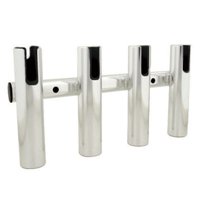 TACO 4-Rod Holder Rack - Brushed Aluminum TACO 4-Rod Holder Rack - Brushed Aluminum