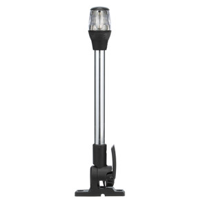 Attwood Fold-Down Incandescent Anchor/Masthead Light - 12" Horizontal Composite Base - 12V Attwood Fold-Down Incandescent Anchor/Masthead Light - 12" Horizontal Composite Base - 12V