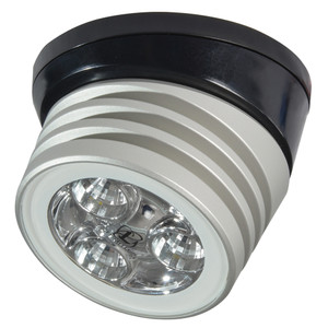 Lumitec Zephyr LED Spreader/Deck Light -Brushed, Black Base - White Non-Dimming Lumitec Zephyr LED Spreader/Deck Light -Brushed, Black Base - White Non-Dimming