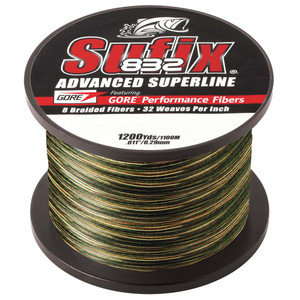Sufix 832∫ Advanced Superline∫ Braid - 20lb - Camo - 1200 yds Sufix 832∫ Advanced Superline∫ Braid - 20lb - Camo - 1200 yds