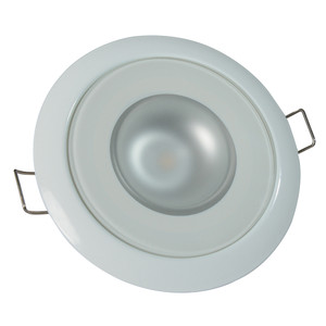Lumitec Mirage - Flush Mount Down Light - Glass Finish/White Bezel - 3-Color Red/Blue Non-Dimming w/White Dimming Lumitec Mirage - Flush Mount Down Light - Glass Finish/White Bezel - 3-Color Red/Blue Non-Dimming w/White Dimming
