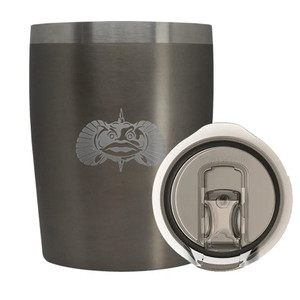 Toadfish Non-Tipping 10oz Rocks Tumbler - Graphite Toadfish Non-Tipping 10oz Rocks Tumbler - Graphite