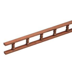 Whitecap Teak Standard Pin Rail - 5' Whitecap Teak Standard Pin Rail - 5'