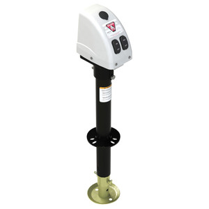 Bulldog 3,500lbs A-Frame RV Jack w/Powered Drive - 12V - White Cover Bulldog 3,500lbs A-Frame RV Jack w/Powered Drive - 12V - White Cover