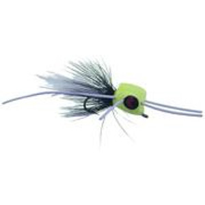 Betts Wiggle Popper Glo/Black/White Size 10 12/card Betts Wiggle Popper Glo/Black/White Size 10 12/card