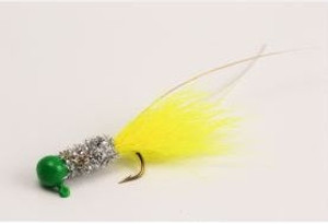 Slater Original Jig 1/16 Green/Silver/Chartreuse #4 Hook 3pk Slater Original Jig 1/16 Green/Silver/Chartreuse #4 Hook 3pk