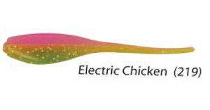 Bobby Garland Baby Shad 2" 18ct Electric Chicken Bobby Garland Baby Shad 2" 18ct Electric Chicken