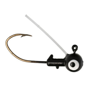 Eagle Claw Pro-V Weedless Ball Jig Head 1/8 10ct Black Eagle Claw Pro-V Weedless Ball Jig Head 1/8 10ct Black