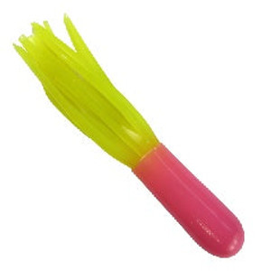 Southern Pro Capp&Coleman Tube 2"10ct Pink/Chartreuse Glow Southern Pro Capp&Coleman Tube 2"10ct Pink/Chartreuse Glow