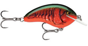 Rapala Ott Garage Tiny 4' 5/16 2.25" Red Crawdad Rapala Ott Garage Tiny 4' 5/16 2.25" Red Crawdad