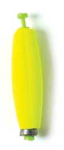 Eagle Claw Float Cigar Foam Weighted Snap-On Chartreuse 2ct 2" Eagle Claw Float Cigar Foam Weighted Snap-On Chartreuse 2ct 2"
