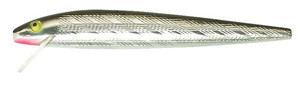 Rebel Jointed Minnow 4.5" Silver/Black Rebel Jointed Minnow 4.5" Silver/Black