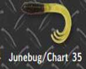 Big Bite Triple Tip Grub 2" 10ct Junebug Chartreuse Big Bite Triple Tip Grub 2" 10ct Junebug Chartreuse