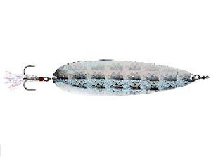 Nichols 5" Flutter Spoon 1 1/8oz Shattered Glass Scale Nichols 5" Flutter Spoon 1 1/8oz Shattered Glass Scale