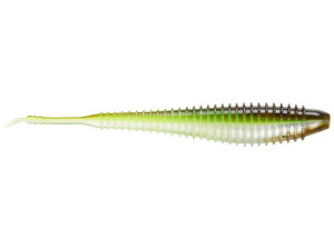 Missile Spunk Shad 4.5" 7ct Green Pumpkin Delight Missile Spunk Shad 4.5" 7ct Green Pumpkin Delight