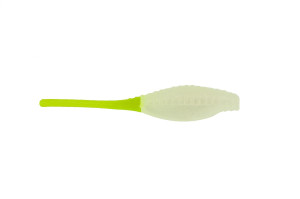 Bass A Pro Tiny Shad 2" 15ct Pearl Chart Tail Bass A Pro Tiny Shad 2" 15ct Pearl Chart Tail