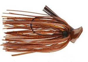 Buckeye Flat Top Finesse Jig 1/4oz Brown Buckeye Flat Top Finesse Jig 1/4oz Brown