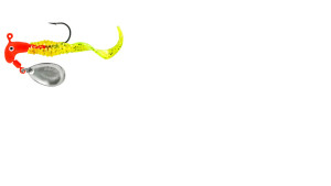 Blakemore Curly Tail 1/16 2pk Red/Chart Blakemore Curly Tail 1/16 2pk Red/Chart