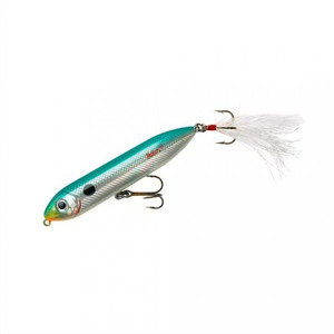 Heddon Super Spook Jr Feathered 3.5" 1/2oz Lake Fork Shad Heddon Super Spook Jr Feathered 3.5" 1/2oz Lake Fork Shad