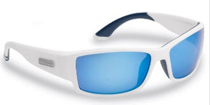 Flying Fisherman Razor Matte White Smoke/Blue Mirror Flying Fisherman Razor Matte White Smoke/Blue Mirror