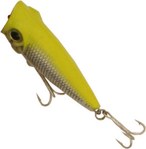 Creme Pond Favorites Popper 2" Chartreuse Back Creme Pond Favorites Popper 2" Chartreuse Back