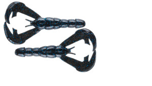 Strike King Rattln Rage Craw 4" Black/Blue Strike King Rattln Rage Craw 4" Black/Blue