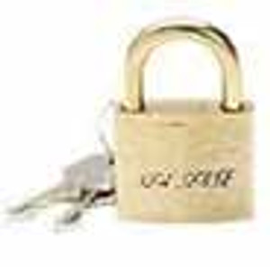 Sea Sense Pad Lock 11/4" Solid Brass Sea Sense Pad Lock 11/4" Solid Brass