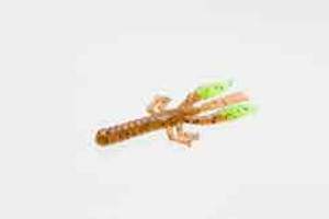 Zoom Lil Critter Craw 4" 12/bag Pumpkin/Chartreuse Tail Zoom Lil Critter Craw 4" 12/bag Pumpkin/Chartreuse Tail