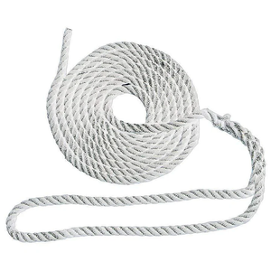 TH Marine Dock Line 3/8" x 15' 3-Strand Nylon White