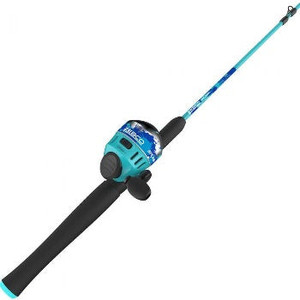 Zebco Splash Spincast Combo 6' 2pc M Blue Zebco Splash Spincast Combo 6' 2pc M Blue