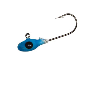 Bobby Garland Mo Glo Jig Head 1/8oz 10ct Blue Glo Bobby Garland Mo Glo Jig Head 1/8oz 10ct Blue Glo
