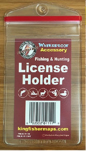 Kingfisher License Holder 2.75" x 4"